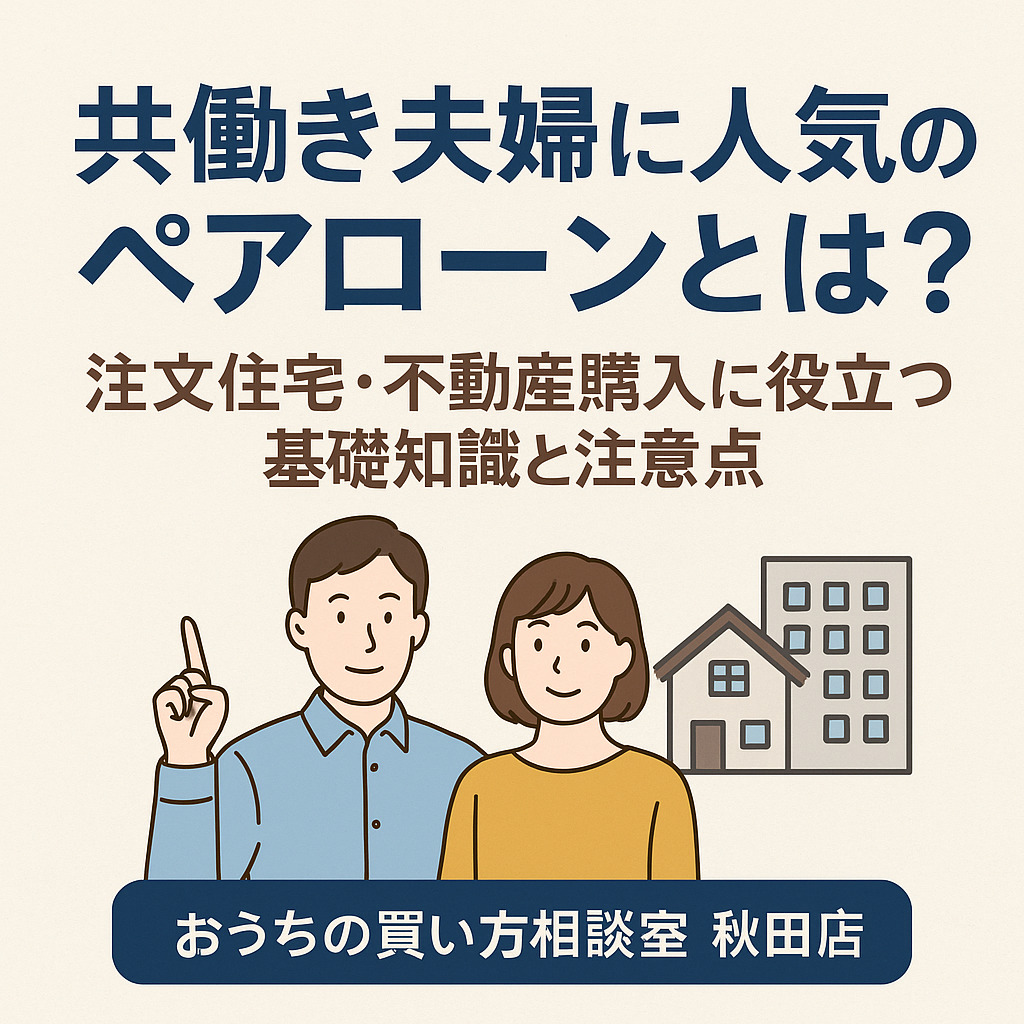 共働き夫婦に人気のペアローンとは?注文住宅・不動産購入に役立つ基礎知識と注意点