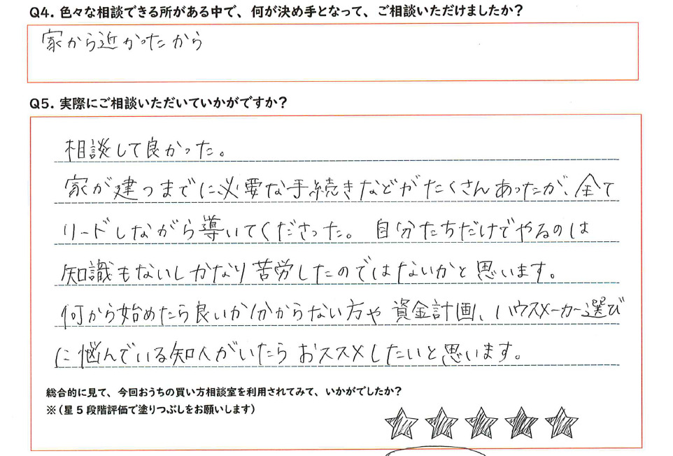 中立的なアドバイスが決め手に。無知からのスタートでも、納得の建て替えが実現しました